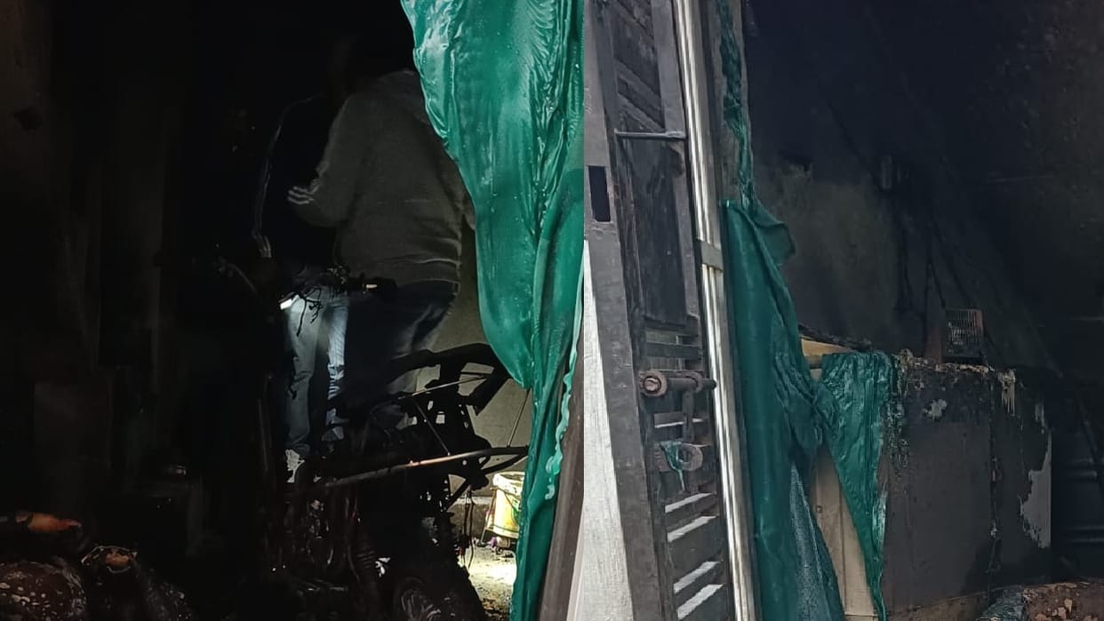 blast occurred in house in Hansi due to an electric scooter battery exploding