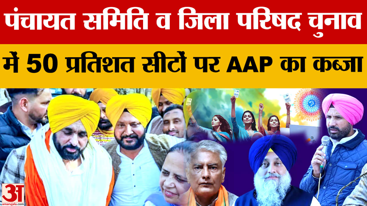 पंचायत समिति व जिला परिषद चुनाव में, आप पार्टी का 50 प्रतिशत सीटों पर कब्जा