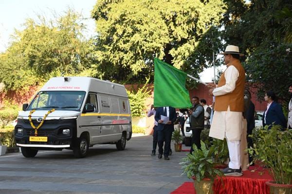 Crime investigation will get a scientific boost: CM Mohan Yadav flags off 57 mobile forensic vans.