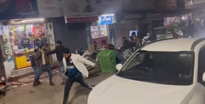 Violent Clash Over Car Incident in Gandhi Nagar Multiple Injured
