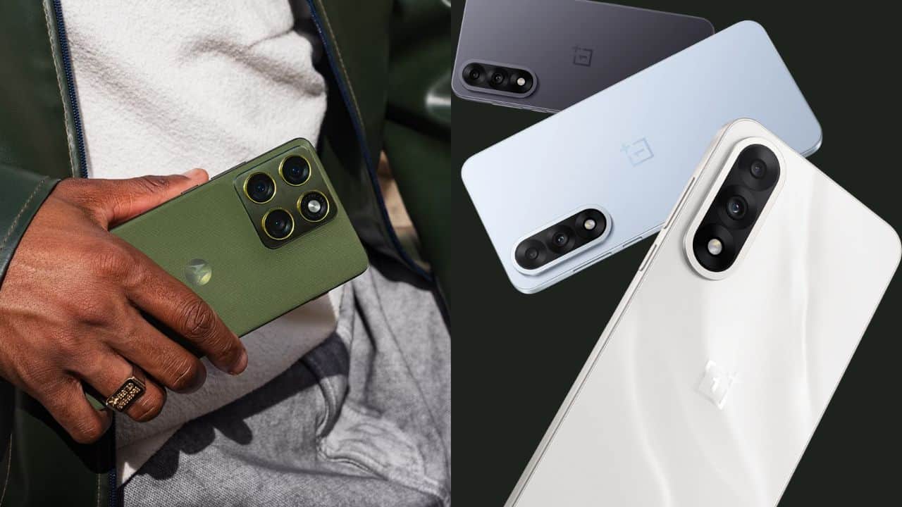 motorola edge 70 vs oneplus nord 5 comparison camera chip processor battery charging display