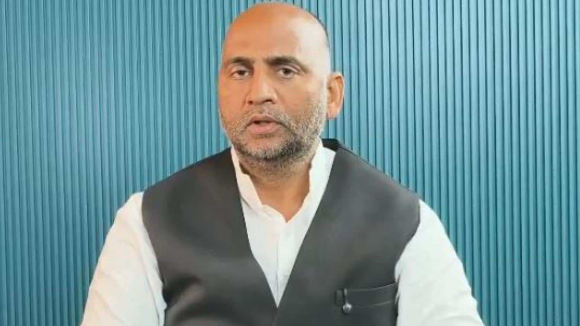 समाजवादी पार्टी के पूर्व विधायक मनोज सिंह डब्लू।