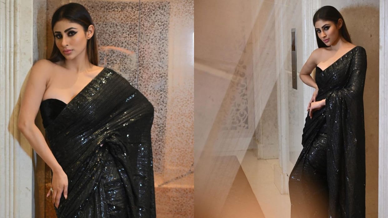 New Year Party Look How to Style a Sequin Saree  fashion tips for women