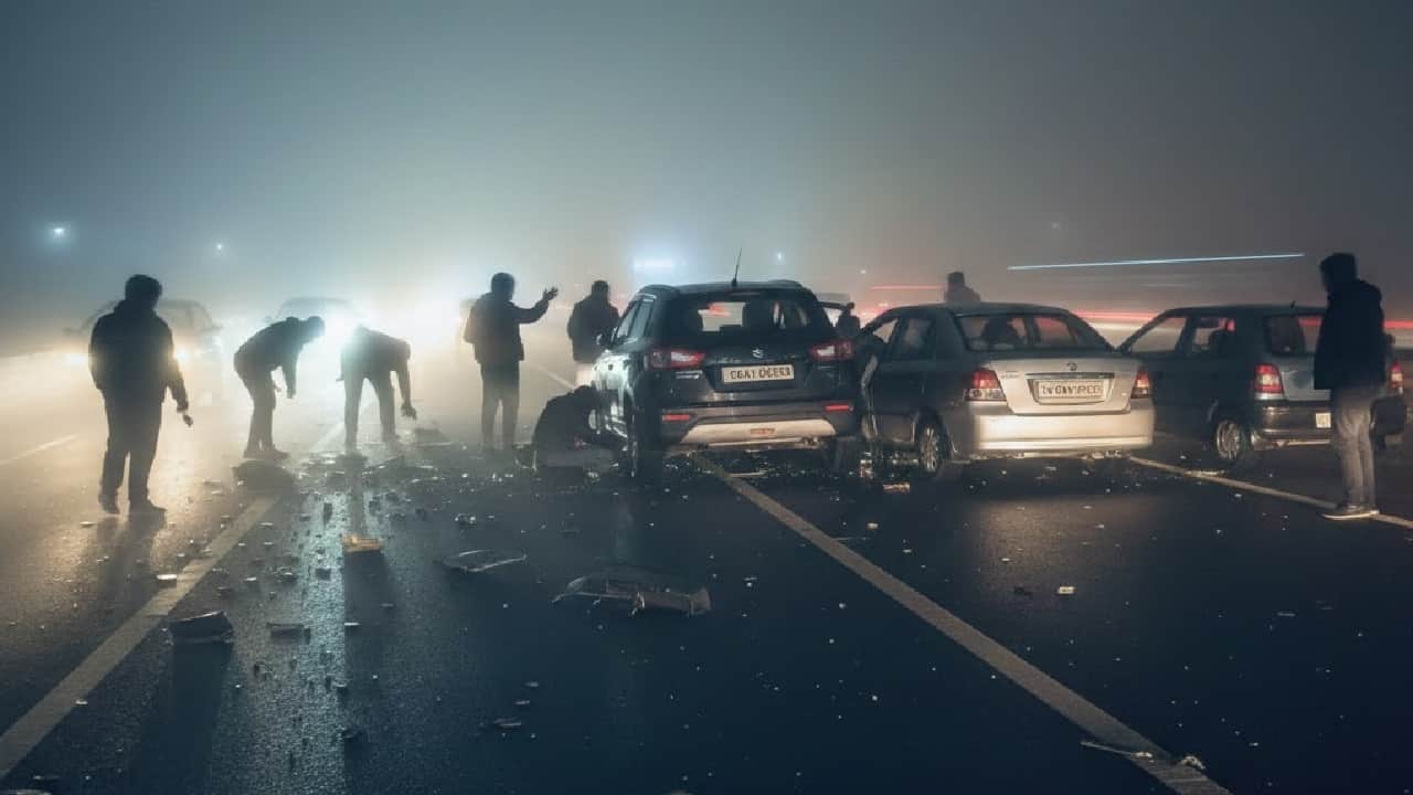 Yamuna Expressway Accident AI to understand how the accident happened