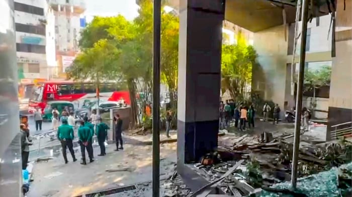 bangladesh unrest photos protest in tripura mob lynching dhaka osman hadi death