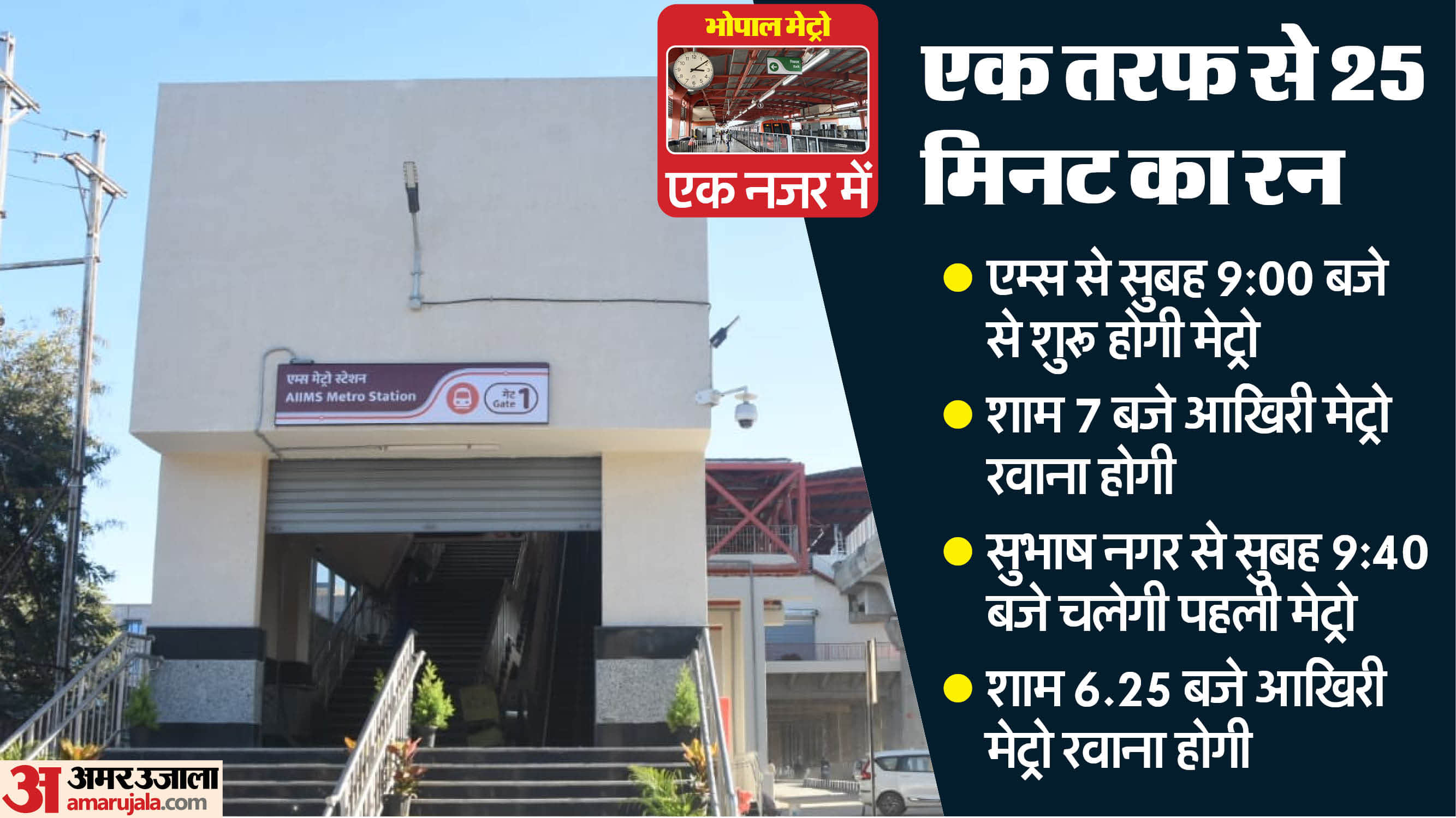 Bhopal Metro: Estimated to carry 3000 passengers daily, journey from AIIMS to Subhash Nagar take 25 minutes