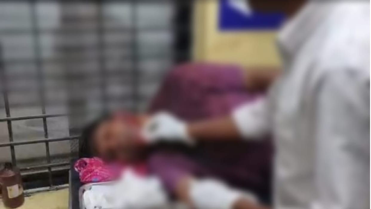 SDOP Tomesh Verma was attacked with a knife Verma has been admitted to the hospital and the accused has been a