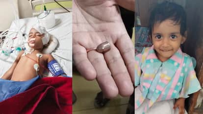 Lucknow: A three-year-old girl playing on the roof of her house was shot in the head