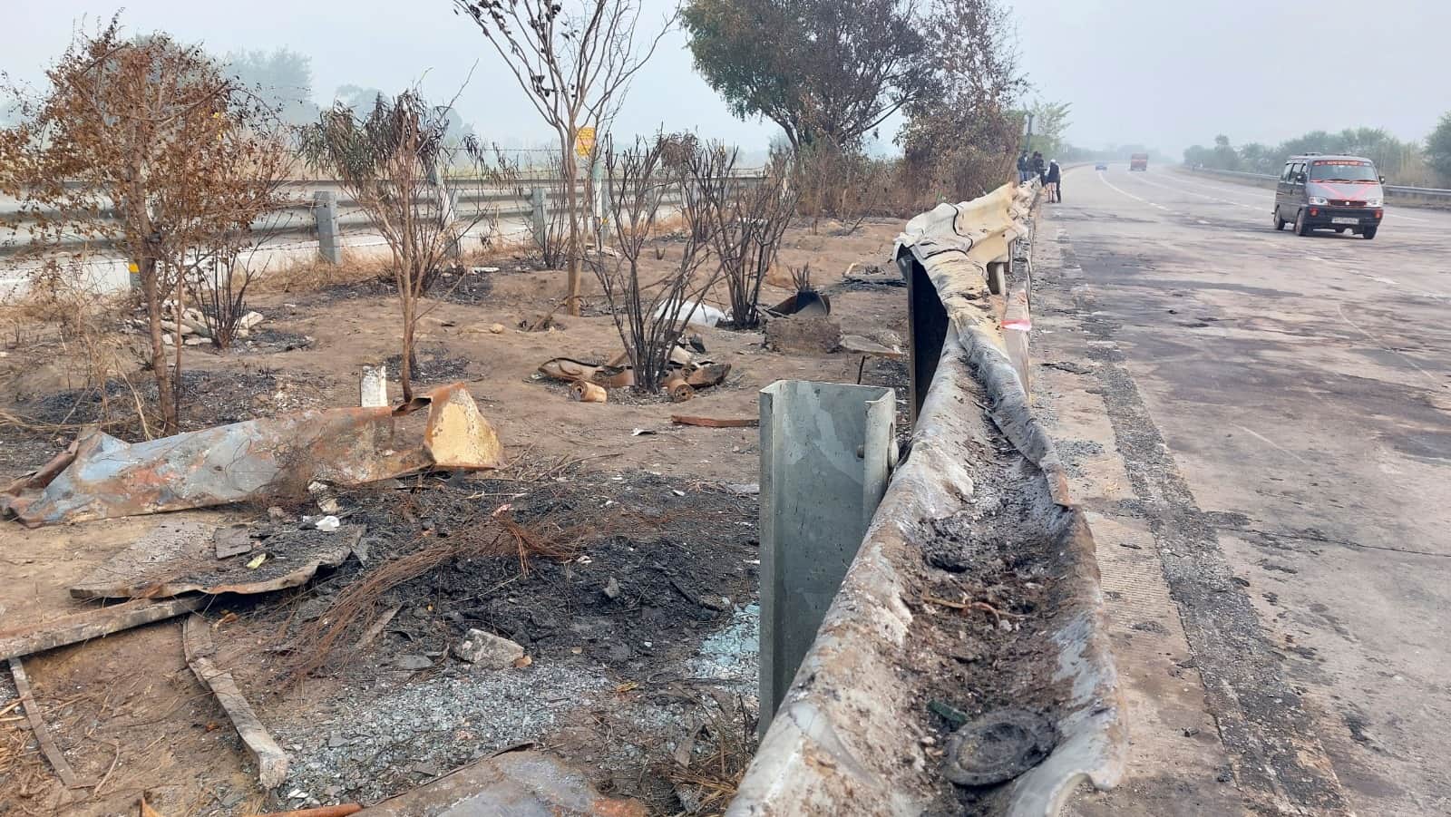 Dense Fog and Overspeeding Caused Yamuna Expressway Accident Zero Visibility Near Canal