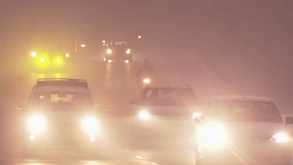 Dense fog blankets Punjab Visibility drops to 30 meters mercury drops by 2.1 degrees
