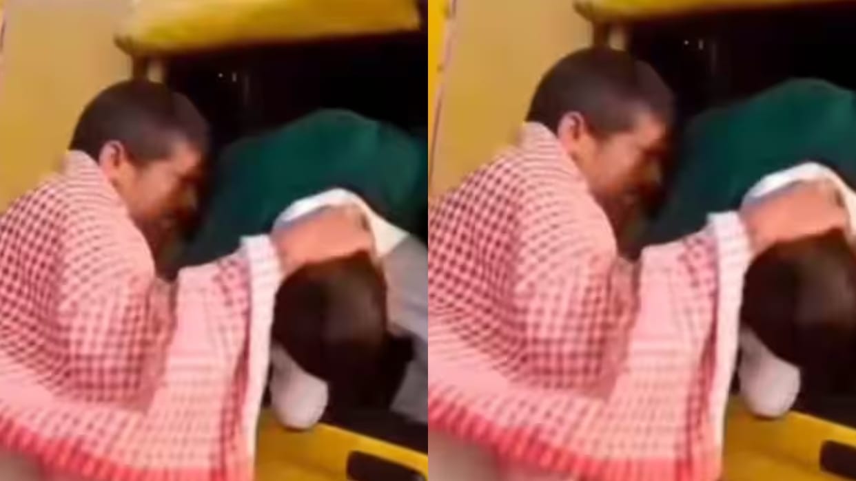 Child refuses to go to school father forces him into van You will be in splits watching the video