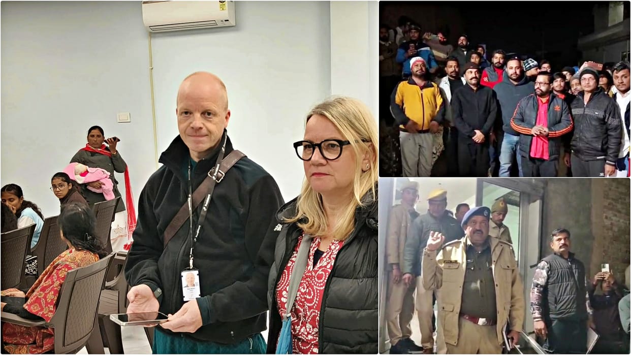 Sri Ganganagar News: 6 detained including German couple illegal church and conversion activities rented house