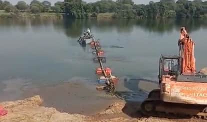 MP Tikamgarh News: Questions raised on ongoing sand mining in Dhasan River; NGT rules being flouted