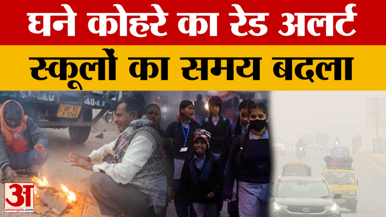 UP Weather Update: घने कोहरे ने वेस्ट यूपी को लिया आगोश में, सर्दी ने तोड़ा 14 साल का रिकॉर्ड |Luckn