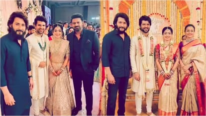 Rashmika Mandanna Vijay Deverakonda Viral Wedding photos fact check images AI generated with prabhas Mahesh