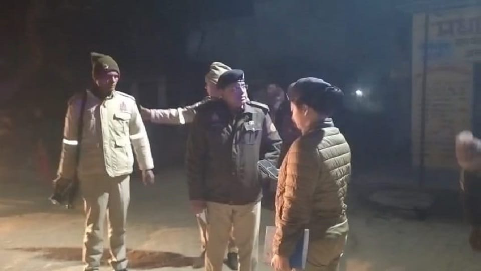 The brother of a Bajrang Dal leader died in a road accident in Farrukhabad; murder is suspected