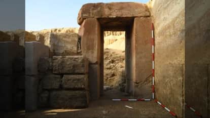 4500 year old sun temple has been discovered beneath the ground of egypt mentioned in several