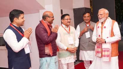 Assam elections PM Modi sends a political message holds a strategic meeting with BJP leaders