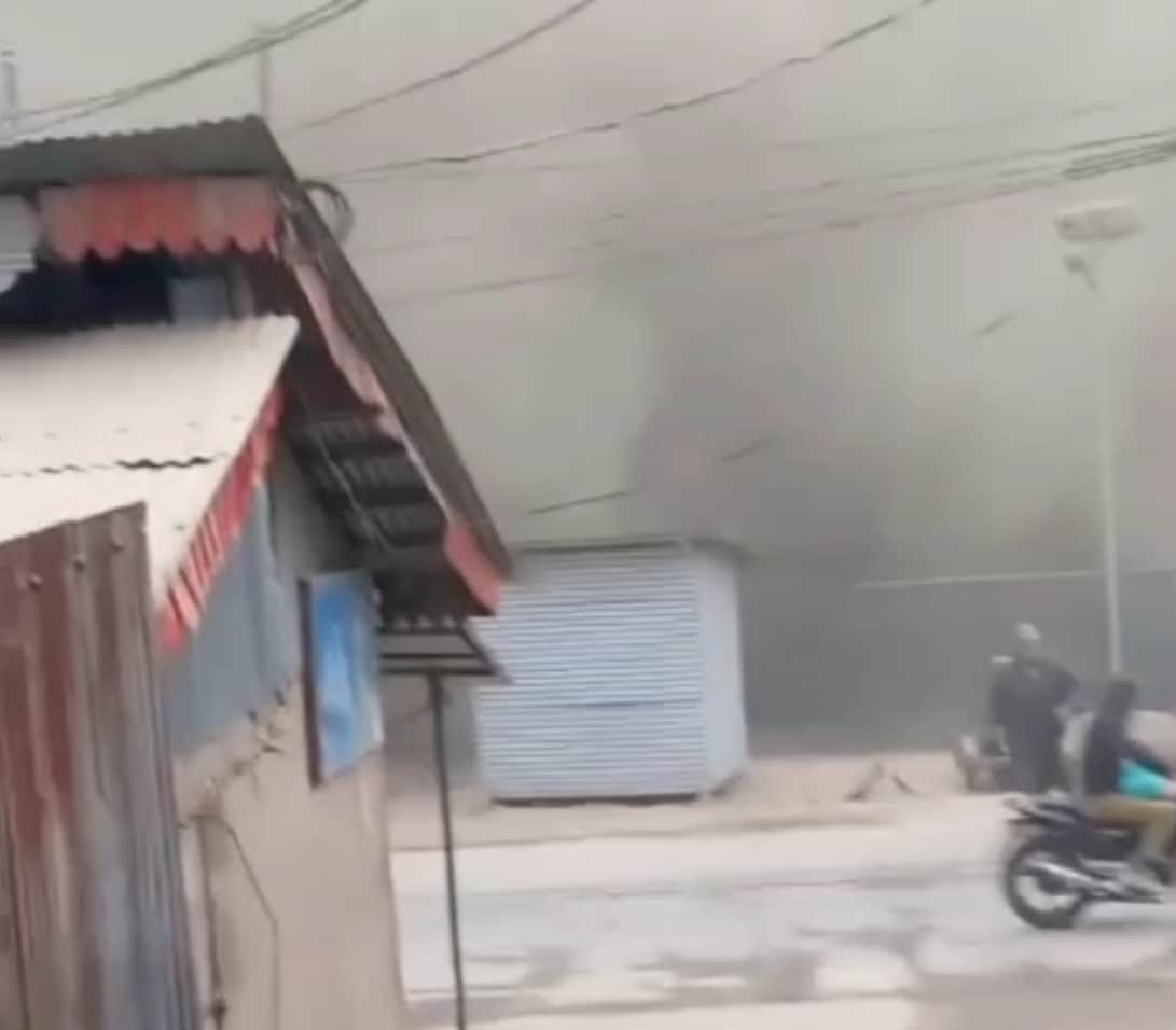 बारामुला के खानपोरा में हुआ भूस्खलन।