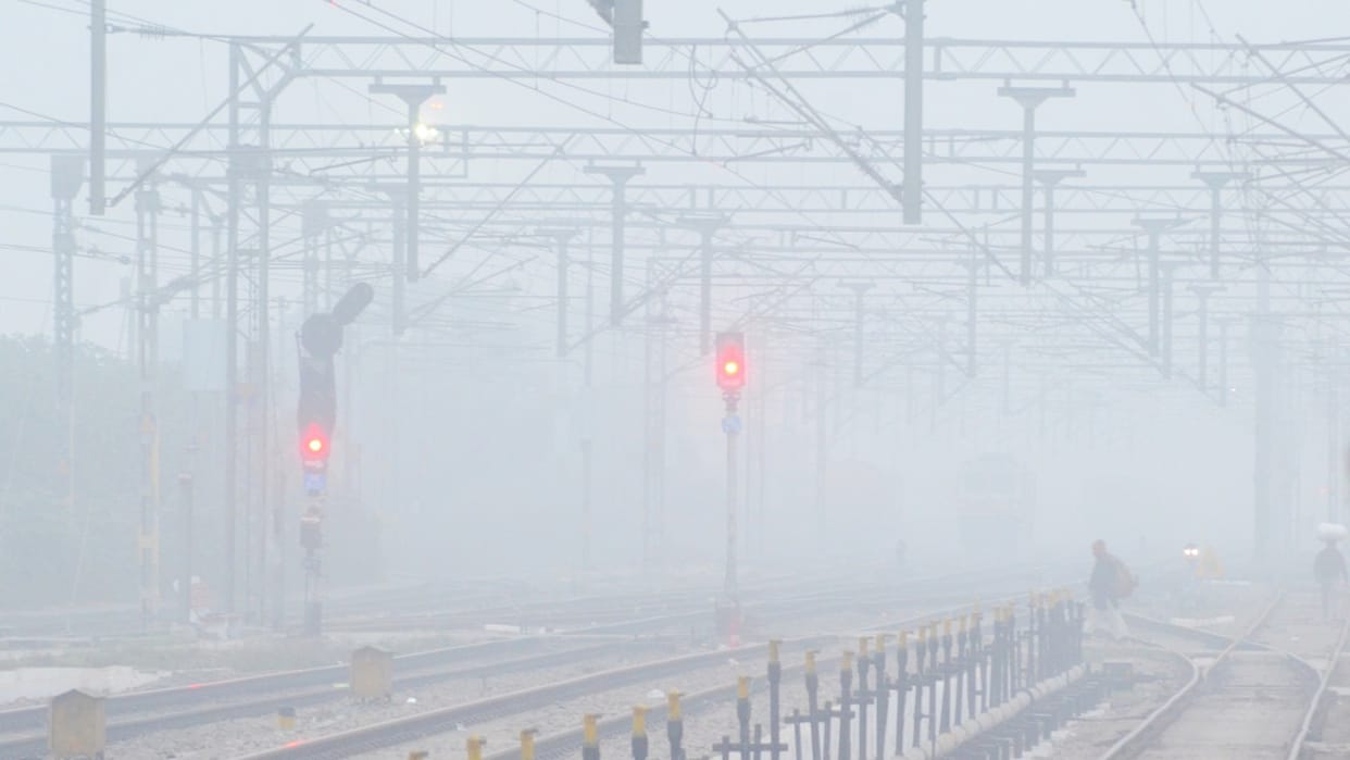 several trains including Vande Bharat and Rajdhani Express delayed due to fog