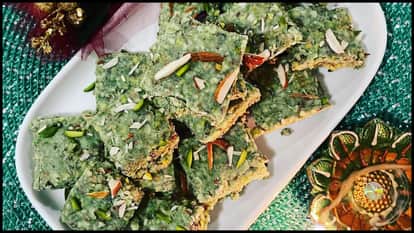 Hare Matar ki barfi kaise banti hai Check simple Matar Barfi recipe in Hindi