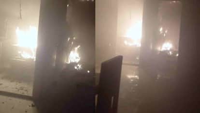 Fire broke out in the hotel causing chaos and panic; belongings were reduced to ashes Haridwar news in hindi