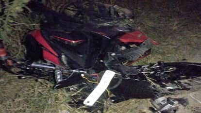 Two motorcycles collided head on in a powerful crash resulting in the death of two people Grief has gripped t