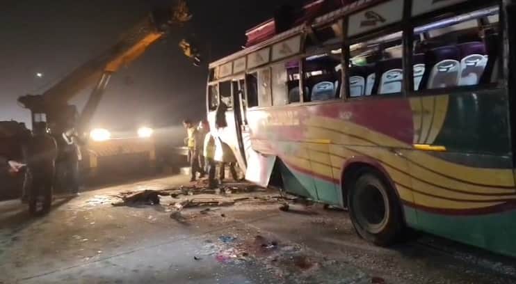 Accident in Jammu School bus returning from picnic overturns injuring over 35 students