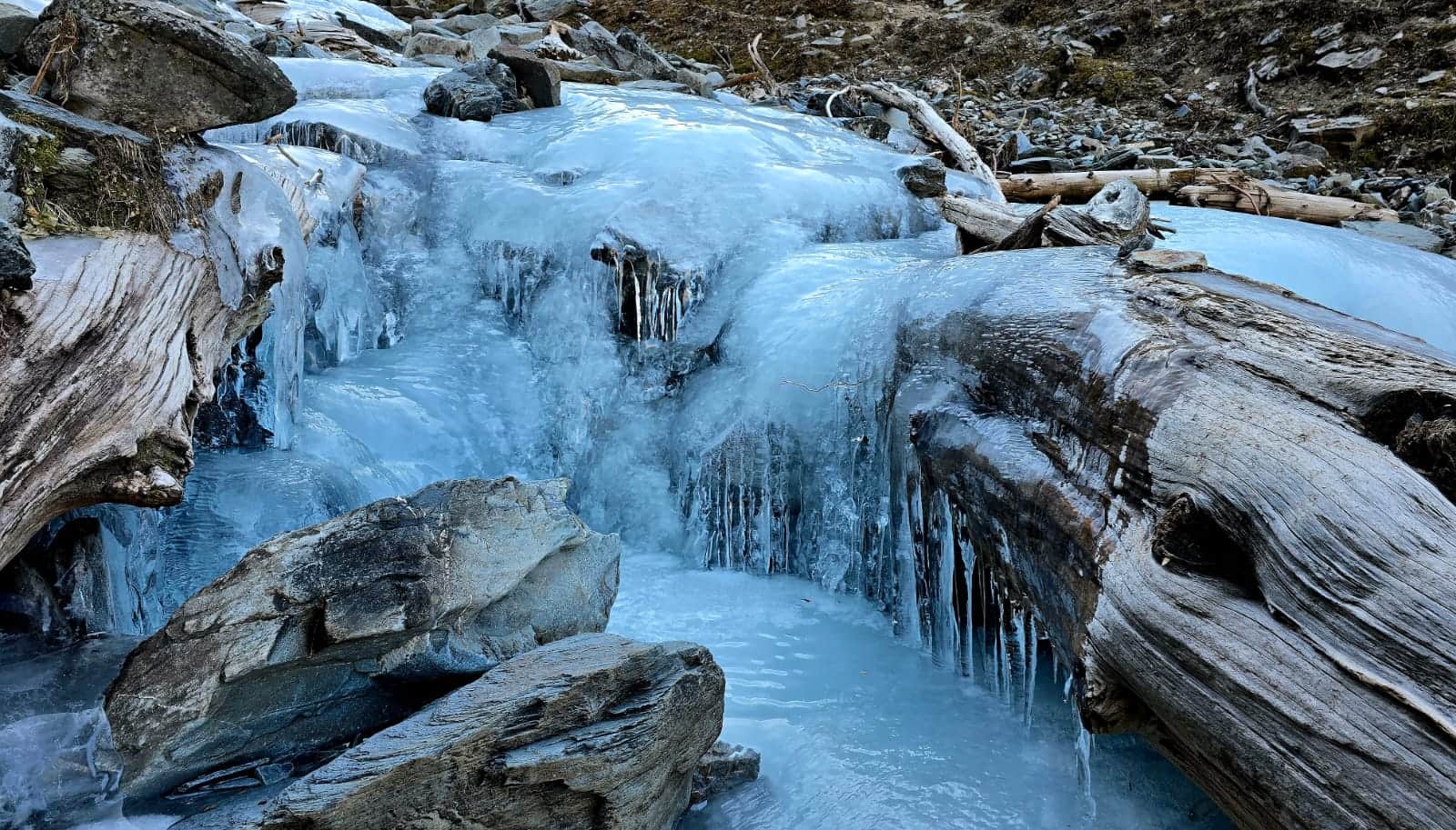 जम गया पानी