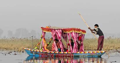 kabar lake bird sanctuary bihar dal lake tourism boating jaymangla mata temple