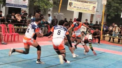 Sports news today Varanasi defeated Amethi Hostel in Senior Men State Kabaddi Championship