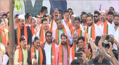 Maharashtra: Major jolt for MVA and Ajit Pawar's NCP as 20 leaders join BJP ahead of PCMC polls