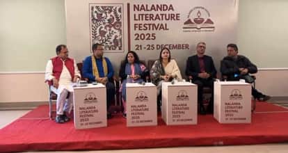 nalanda literature festival 2025 begins at rajgir convention center bihar