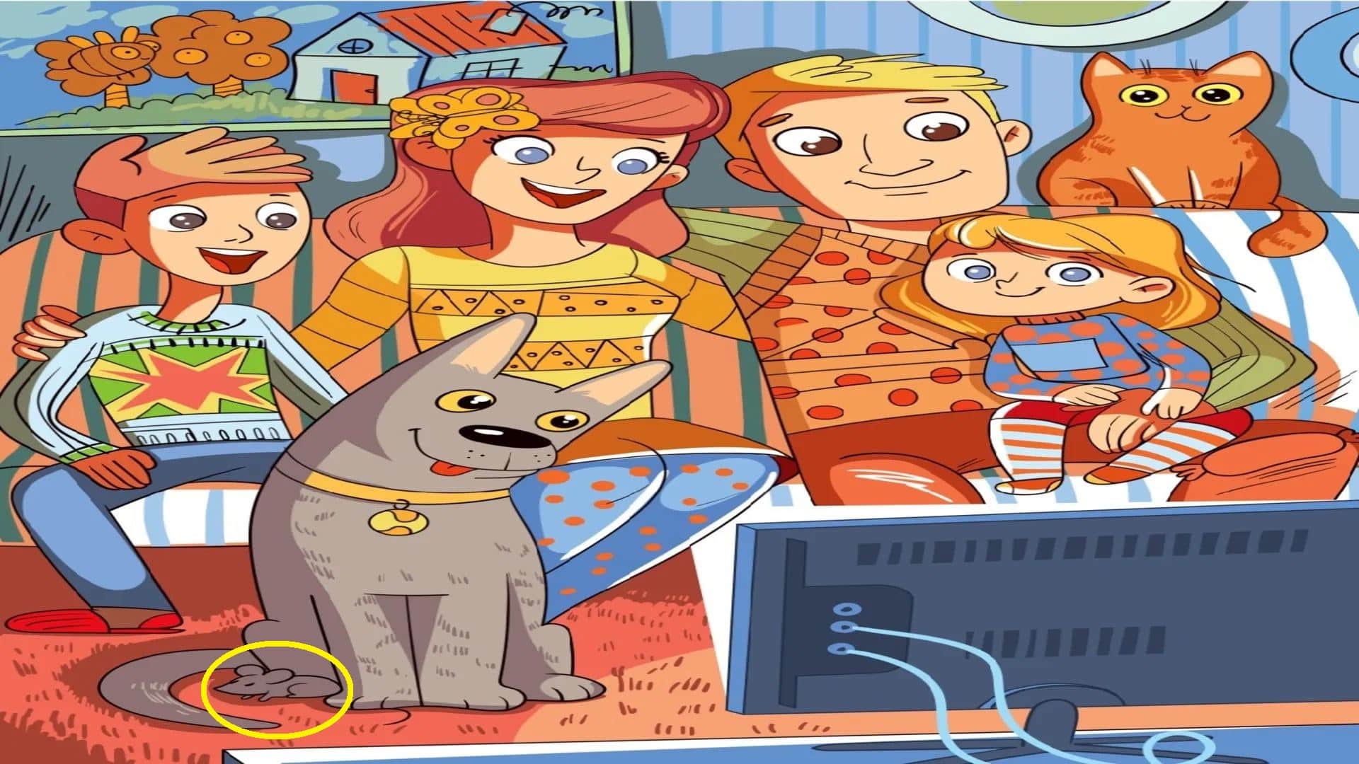 Optical Illusions IQ Test Brain Test Can You Spot rat in 30 Seconds Brain Teaser Image