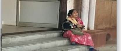 A helpless mother and her desperate eyes, longing to see her son safe and sound.