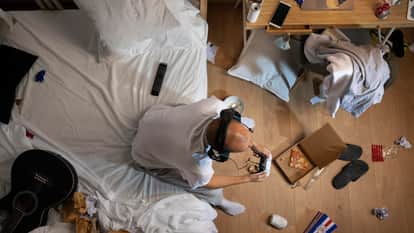 A terrifying scene was hidden behind a door that had remained closed for two years Video goes Viral