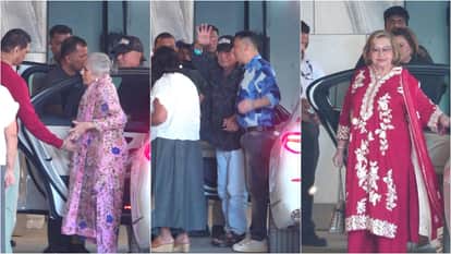 Salman Khan grabbed the attention as he made a stylish entry at his brother Sohail Khan birthday bash