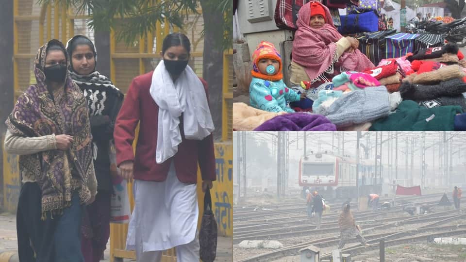 UP Weather: Daytime temperature drops by four degrees; see pictures from Moradabad