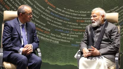PM Modi meet WHO chief Tedros says India shown tradition science go together on traditional medicine