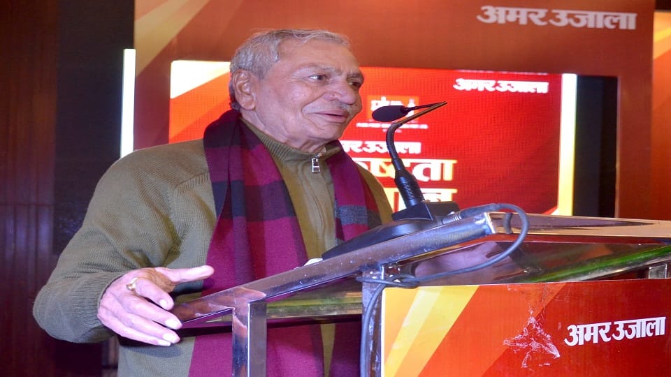 UP Sugarcane Development and Sugar Mills Minister Chaudhary Laxmi Narayan in Aligarh