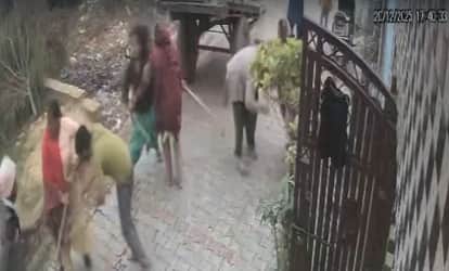 fight broke out between two groups over a dispute between children