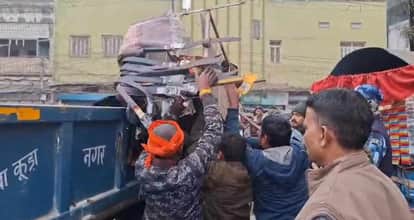 bhagalpur encroachment drive lohia bridge to tatarpur chowk traffic relief administration action