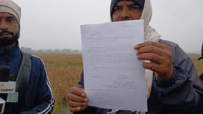 Bihar : Many acres of crops destroyed by chemical water of NTPC badh patna bihar