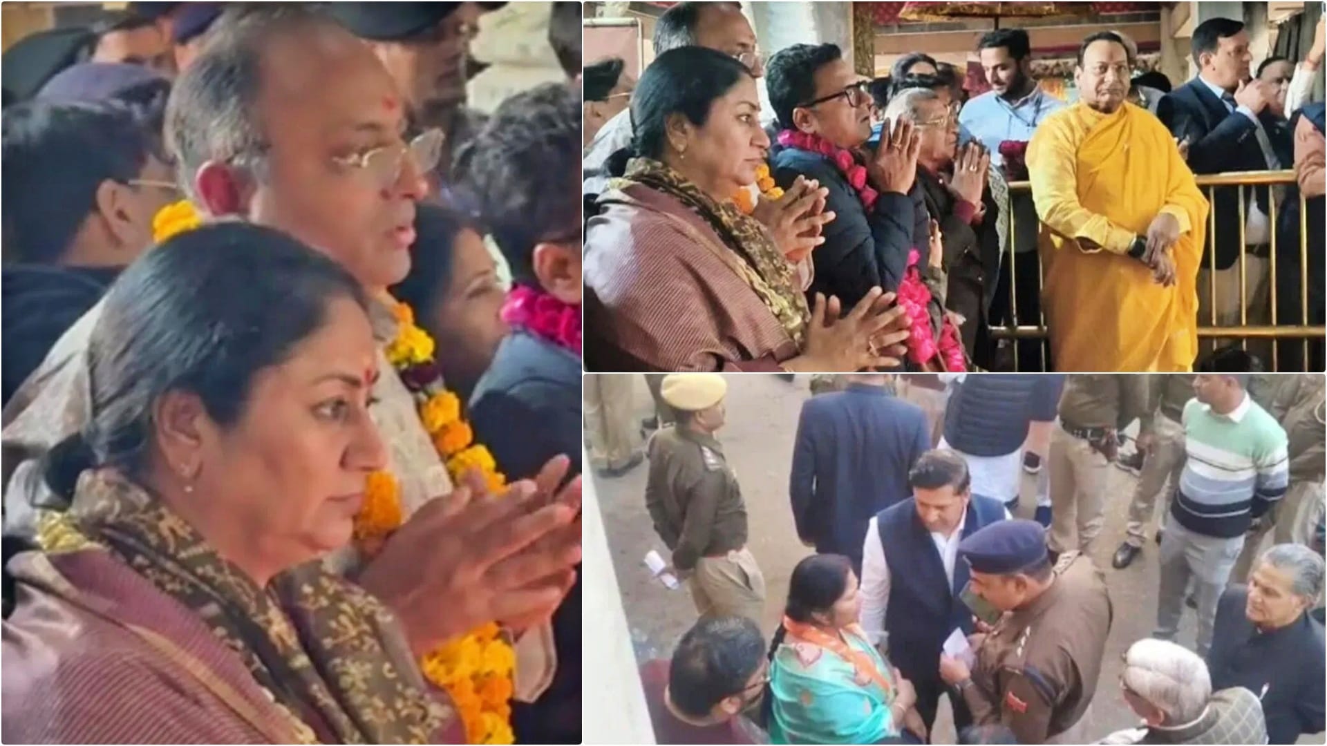 परिवार समेत बालाजी के दर्शन करने दौसा पहुंची दिल्ली सीएम रेखा गुप्ता