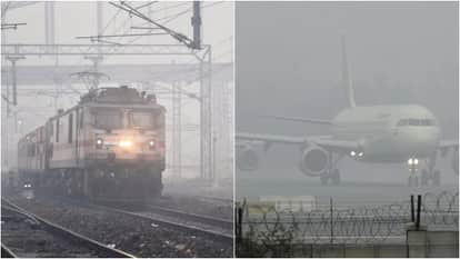 Weather: Dense Fog Disrupts Travel, Several Flights Cancelled; Many Trains Delayed Updates hindi