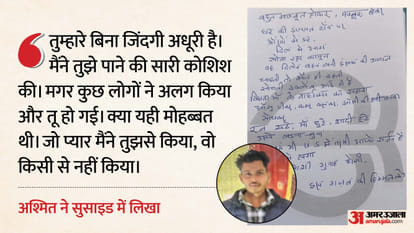 young man suicide who saddened by his girlfriend distancing herself from him In Jhansi