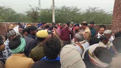 Ambedkar statue damaged by political elements