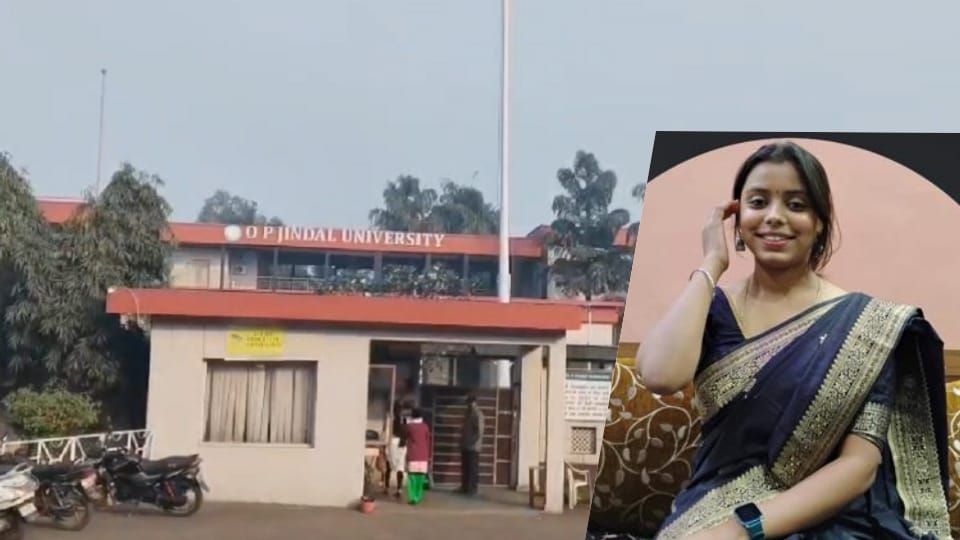 student committed suicide by hanging herself in her hostel room