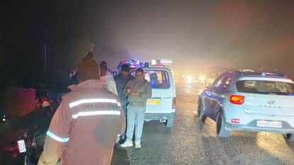 Two young men killed when their bike collided with a truck on the highway in Bareilly