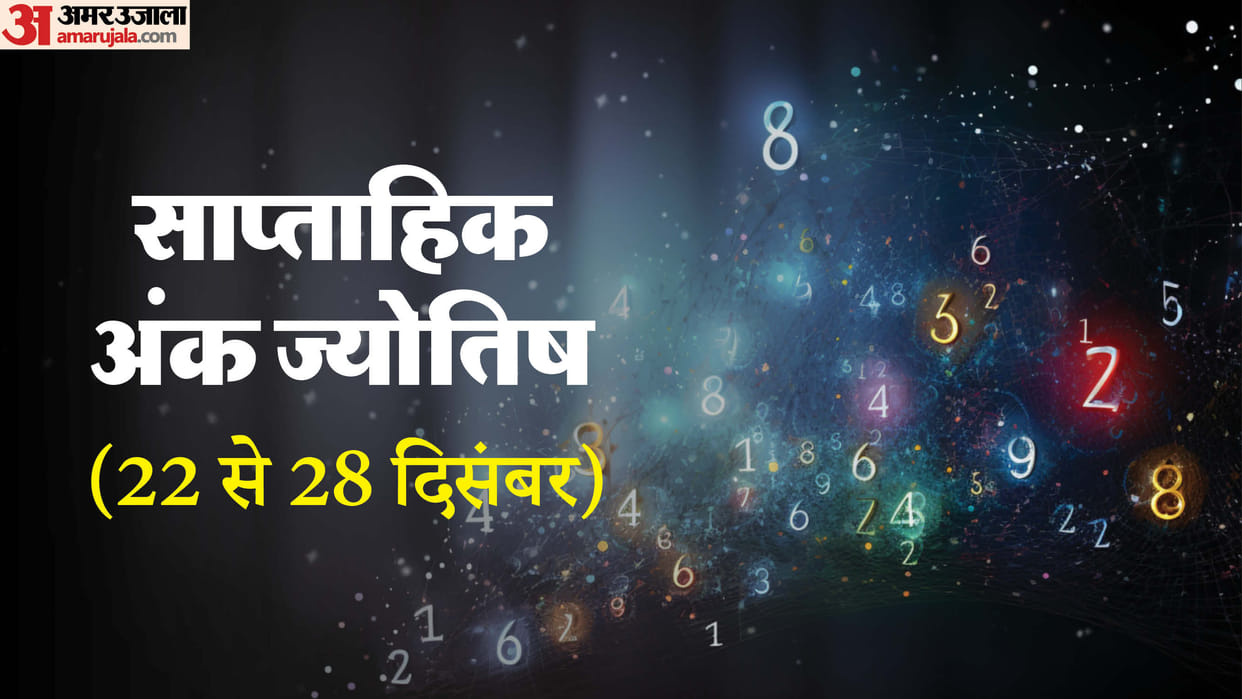 Weekly Numerology Prediction 2025 December 22–28  for Mulank 1–9 in hindi